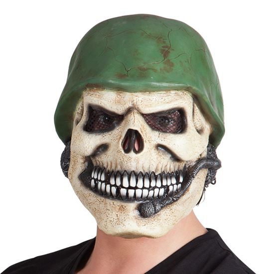 verkoop - attributen - Halloween - Masker Soldatenschedel